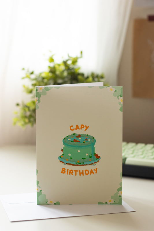 Capy Birthday Card