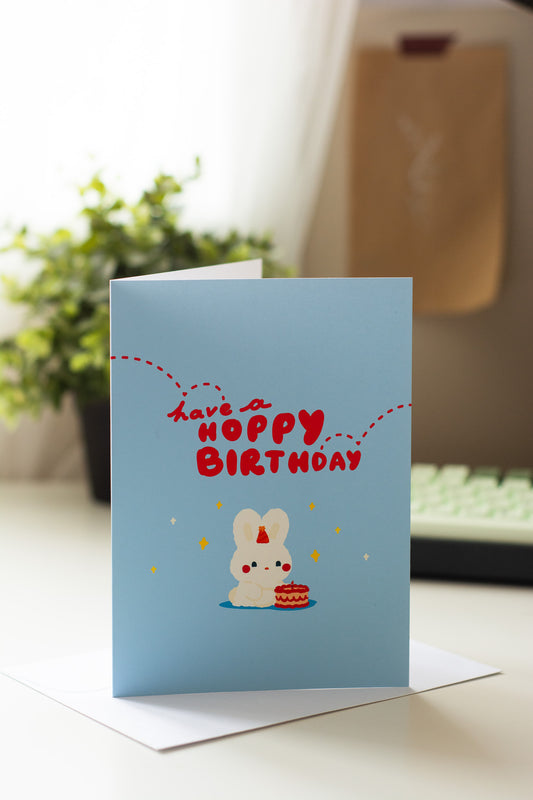 Hoppy Birthday Card