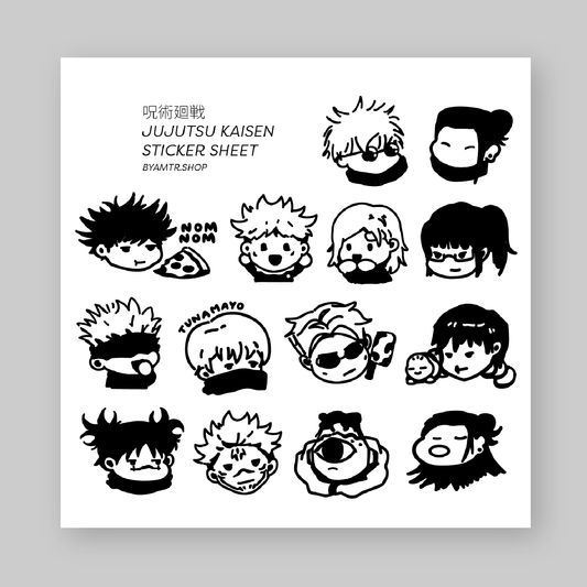 Jujutsu Kaisen Sticker Sheet