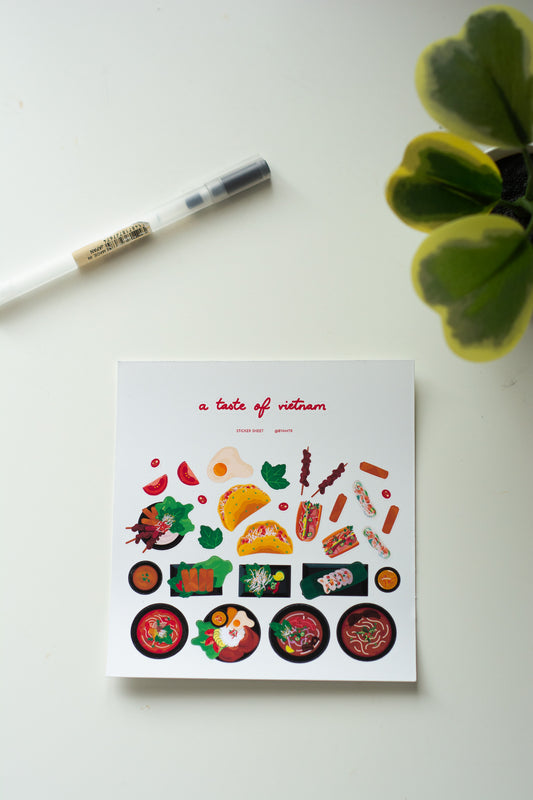 A Taste of Vietnam Sticker Sheet